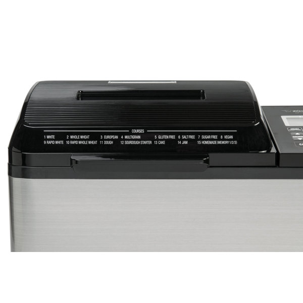 Zojirushi BBPDC20BA Home Bakery Virtuoso Plus 2lb Breadmaker, Black